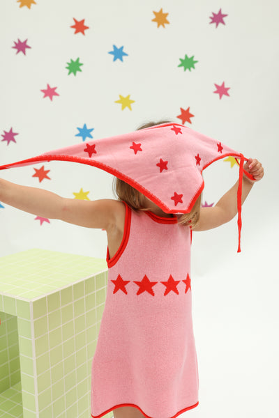 Sunday Siblings - Bandana / Pink+Red