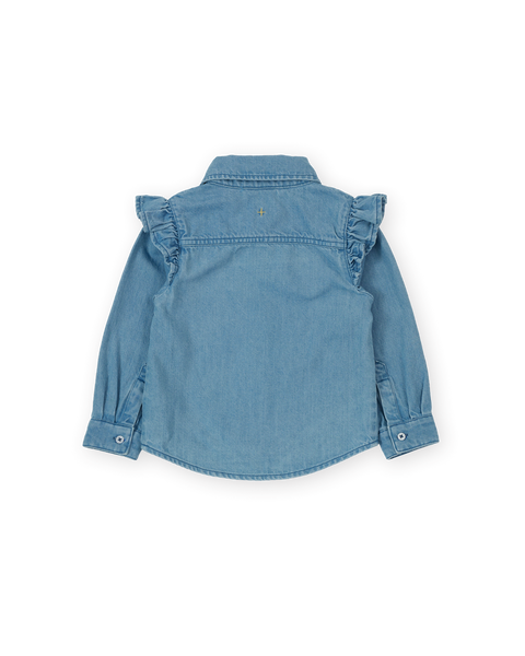 Goldie & Ace - Chambray Shirt / Wild Strawberry