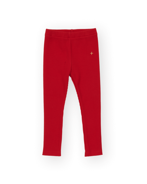 Goldie & Ace - Bowie Ribbed Legging / Red