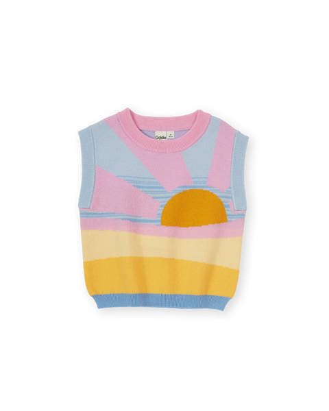 Goldie & Ace - Knit Vest / Sunrise