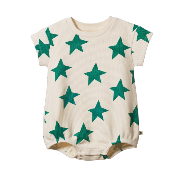 Nature Baby - Juno Romper Waffle / Magic Print