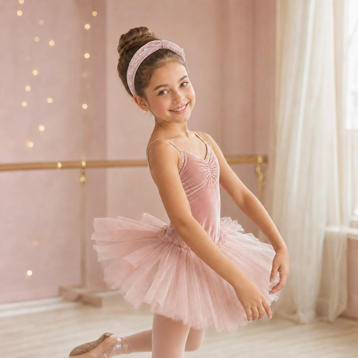Lauren Hinkley - Ballerina Pink Velvet Headband