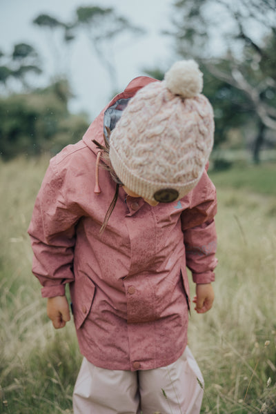 Cry Wolf-Pom Pom Beanie/Blush Speckle