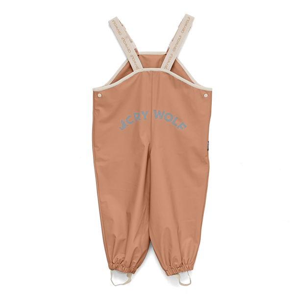 Cry Wolf - Rain Overalls / Terracotta