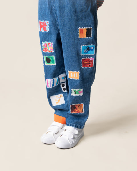 Das Ist Maurice - Denim Overalls / Stamps