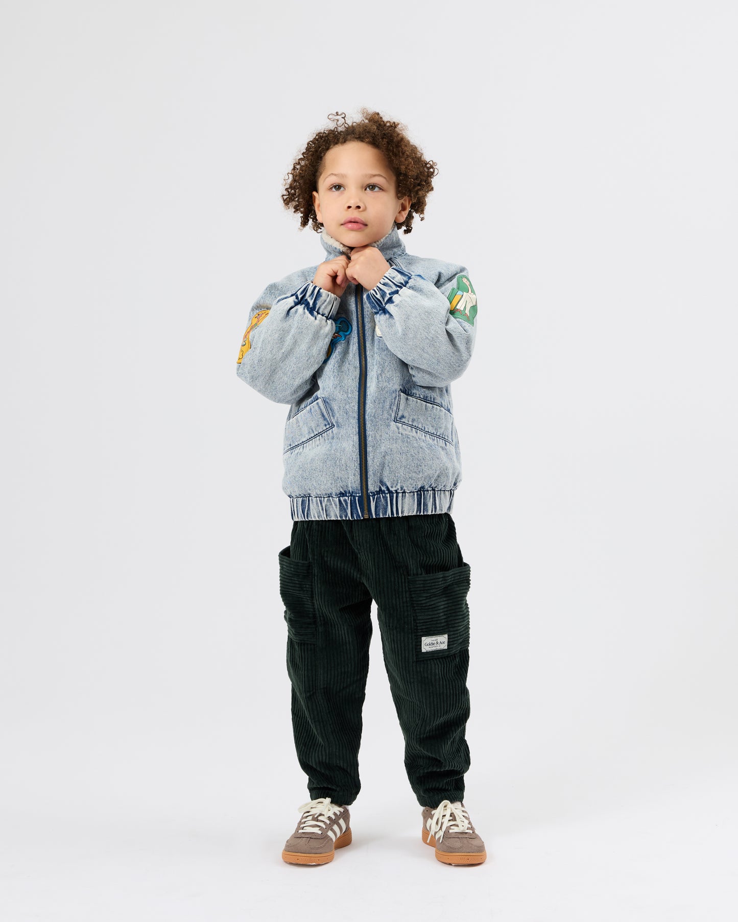 Goldie & Ace - Ari Denim Sherpa Jacket