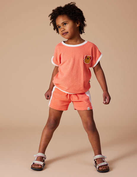 Goldie & Ace - Kenny Terry Towelling Sport Shorts / Melon