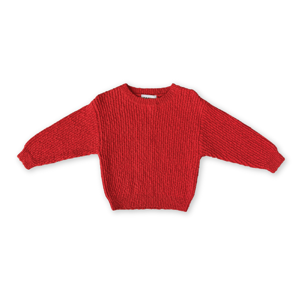 Grown Clothing - Organic Textured Knit Pull Over / Sauce