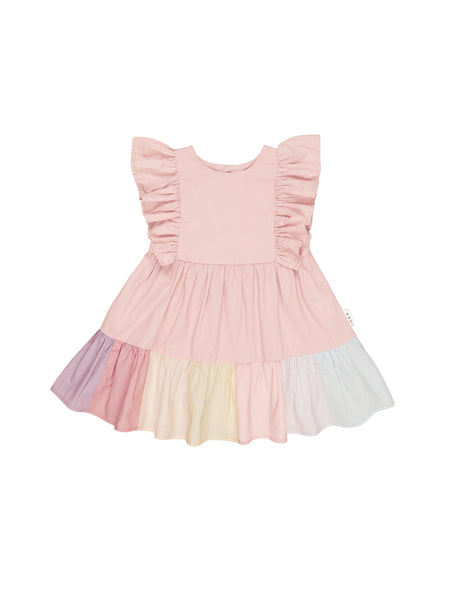 Huxbaby - Riley Rainbow Hem Dress