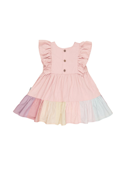 Huxbaby - Riley Rainbow Hem Dress