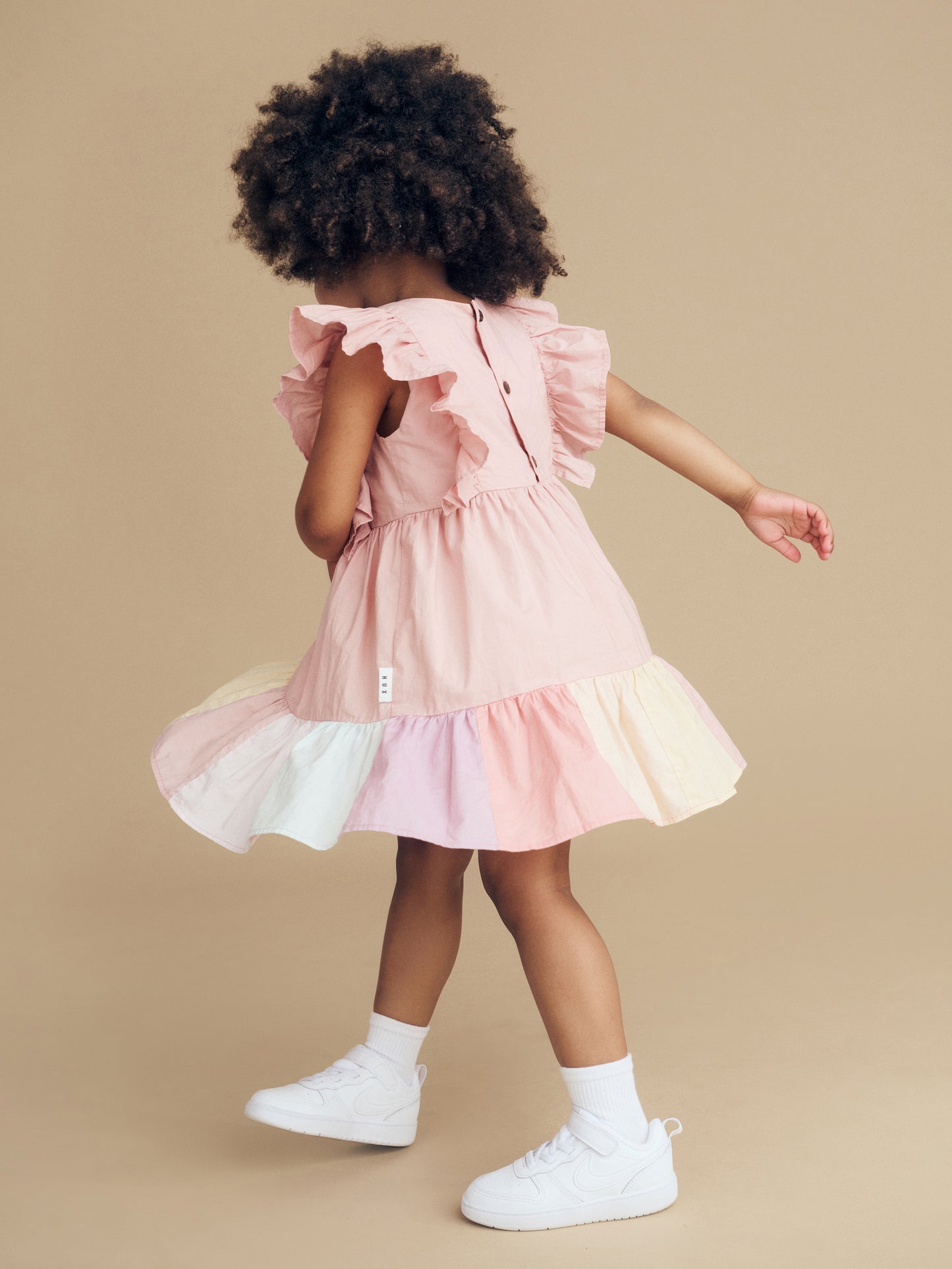 Huxbaby - Riley Rainbow Hem Dress