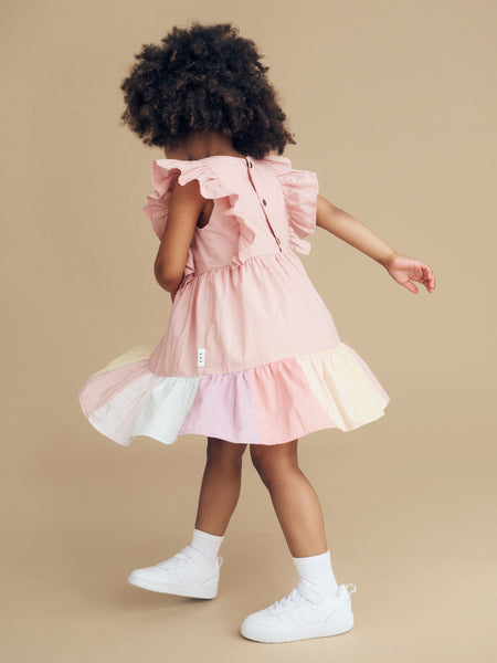 Huxbaby - Riley Rainbow Hem Dress