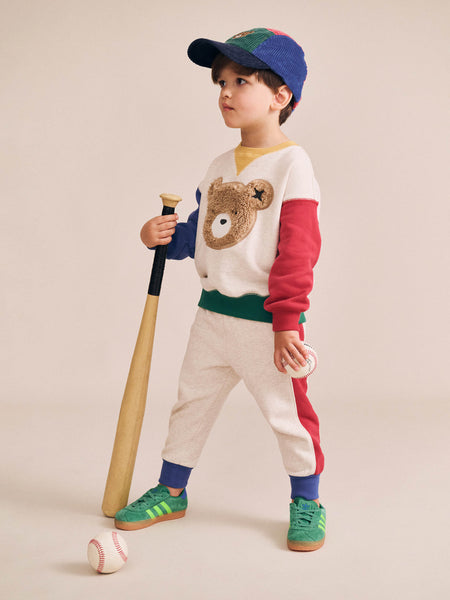 Huxbaby - Furry Huxbear Colour Block Sweatshirt