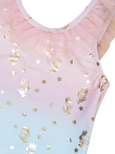 Huxbaby - star mermaid flounce swimsuit