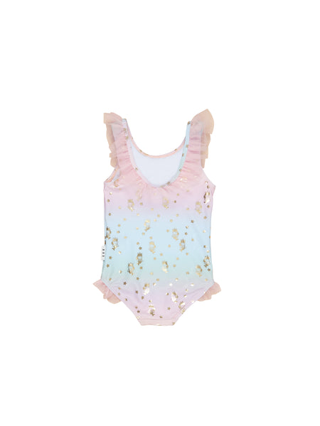 Huxbaby - star mermaid flounce swimsuit
