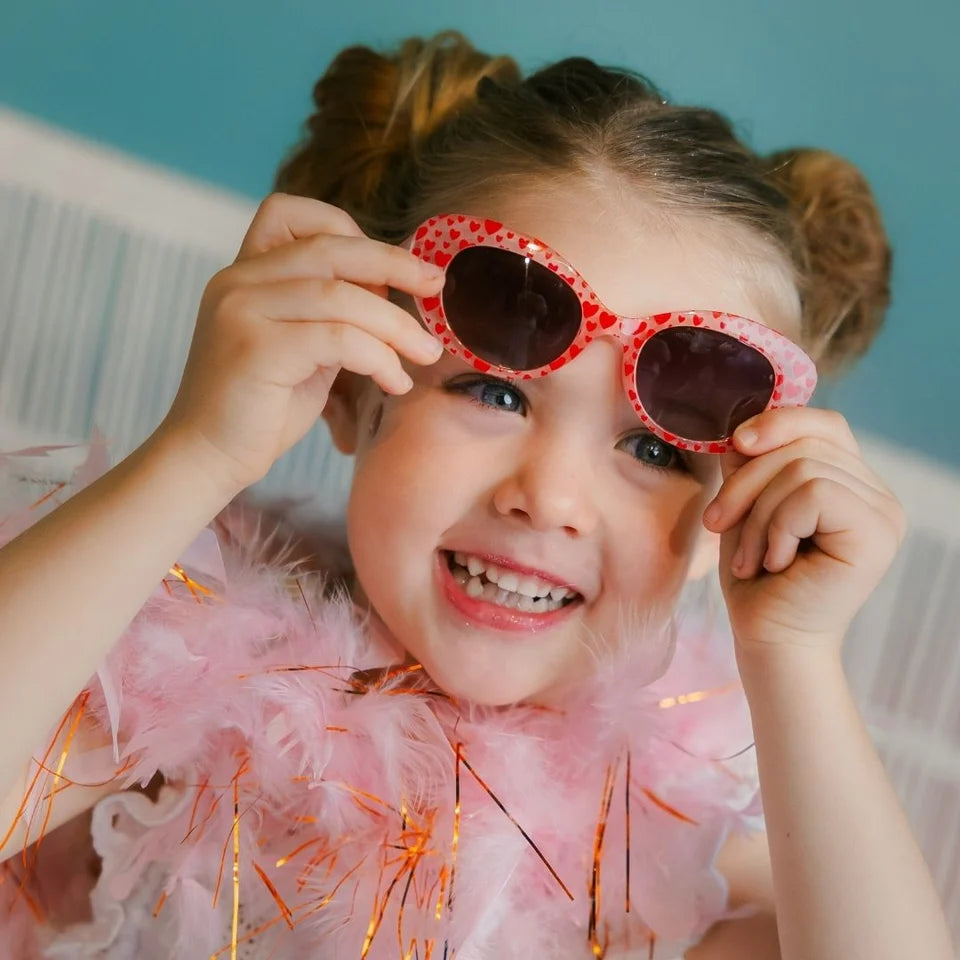 Frankie Ray Sunglasses - Lulu / Red Heart (2-5Y)