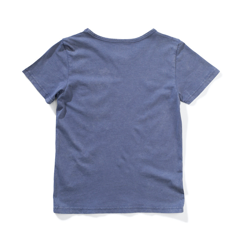Munster Kids - Pocket Check SS Tee / Mineral Denim
