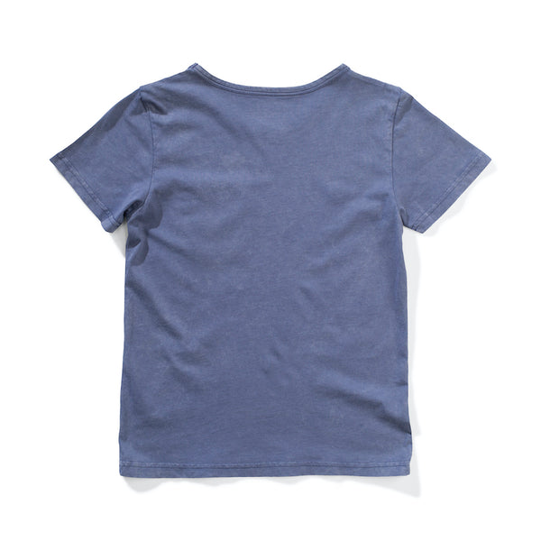 Munster Kids - Pocket Check SS Tee / Mineral Denim