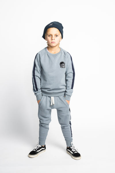 Munster - Skull Racer Crew/Mid Blue