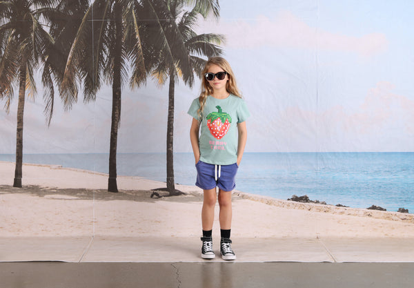 Minti - Berry Cool Tee / Muted Green