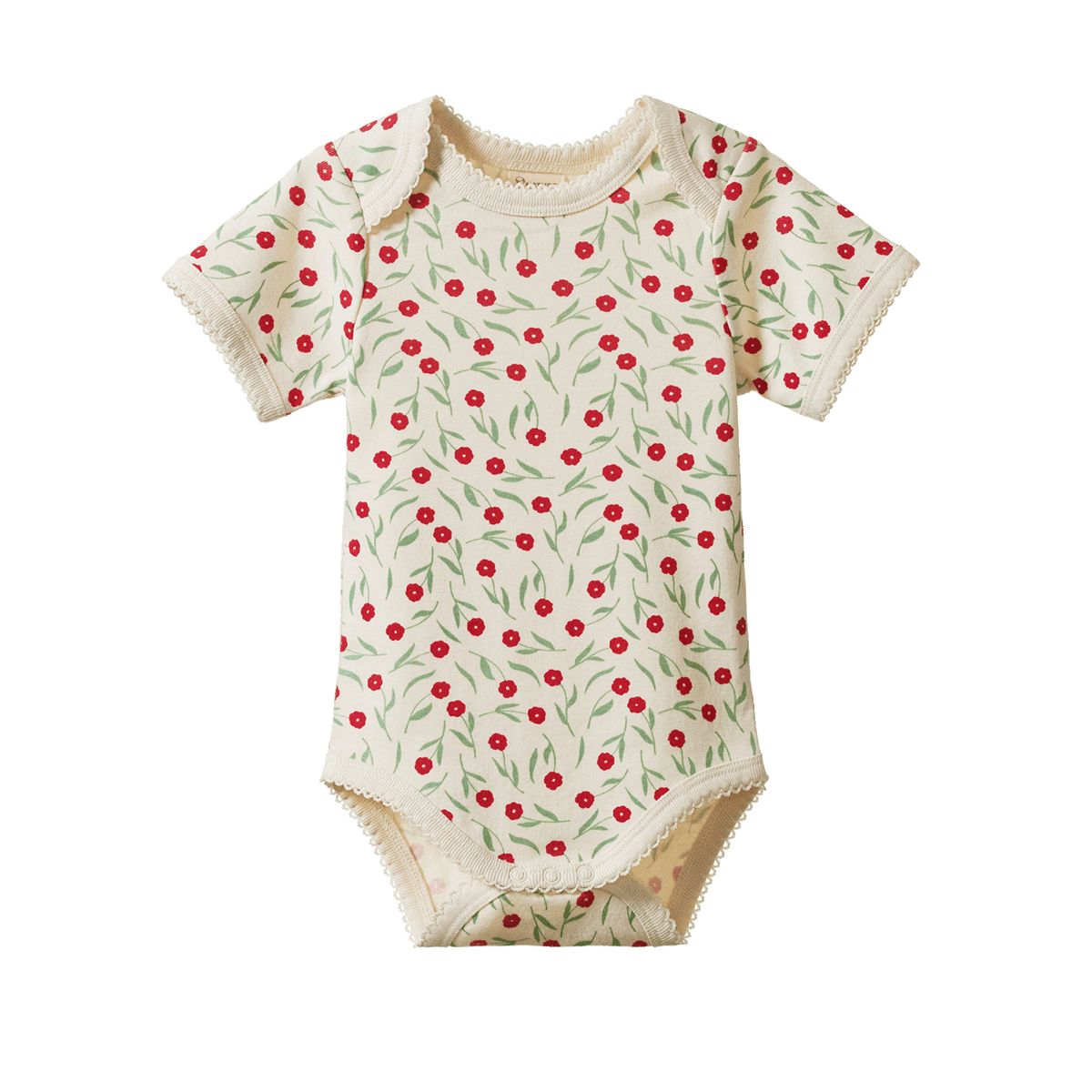 Nature Baby - Short Sleeve Bodysuit / Joiette Print