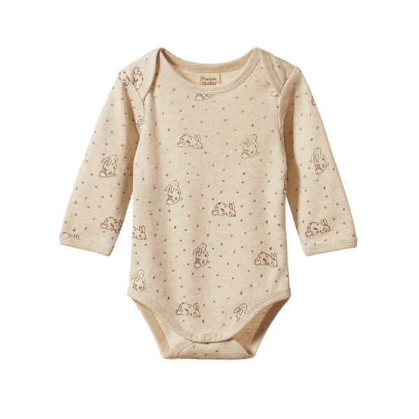 Nature Baby - Long Sleeve Bodysuit / Bramble Burrow Print