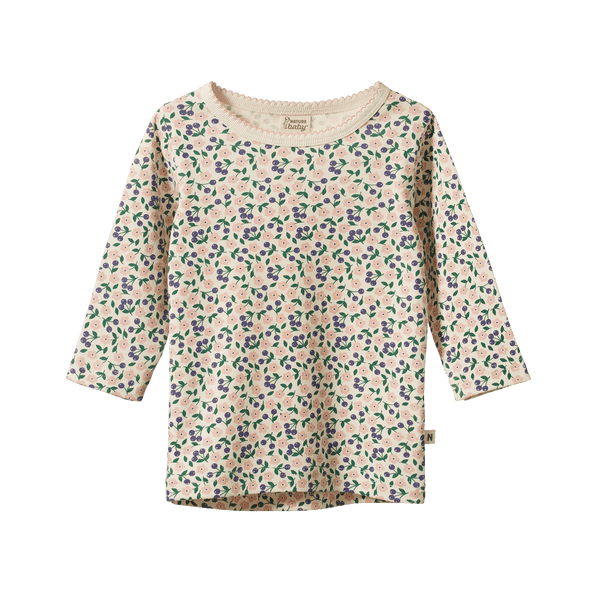 Nature Baby - Long Sleeve Cloud Tee / Briarwood Print