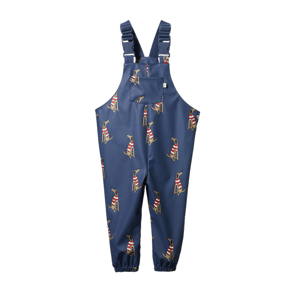 Nature Baby - Splash Overalls / Best Friend Indigo Print
