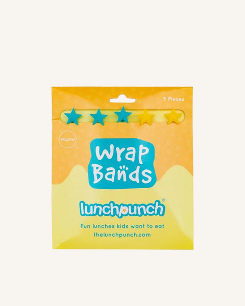 Lunch Punch - Silicone Wrap Bands / Yellow