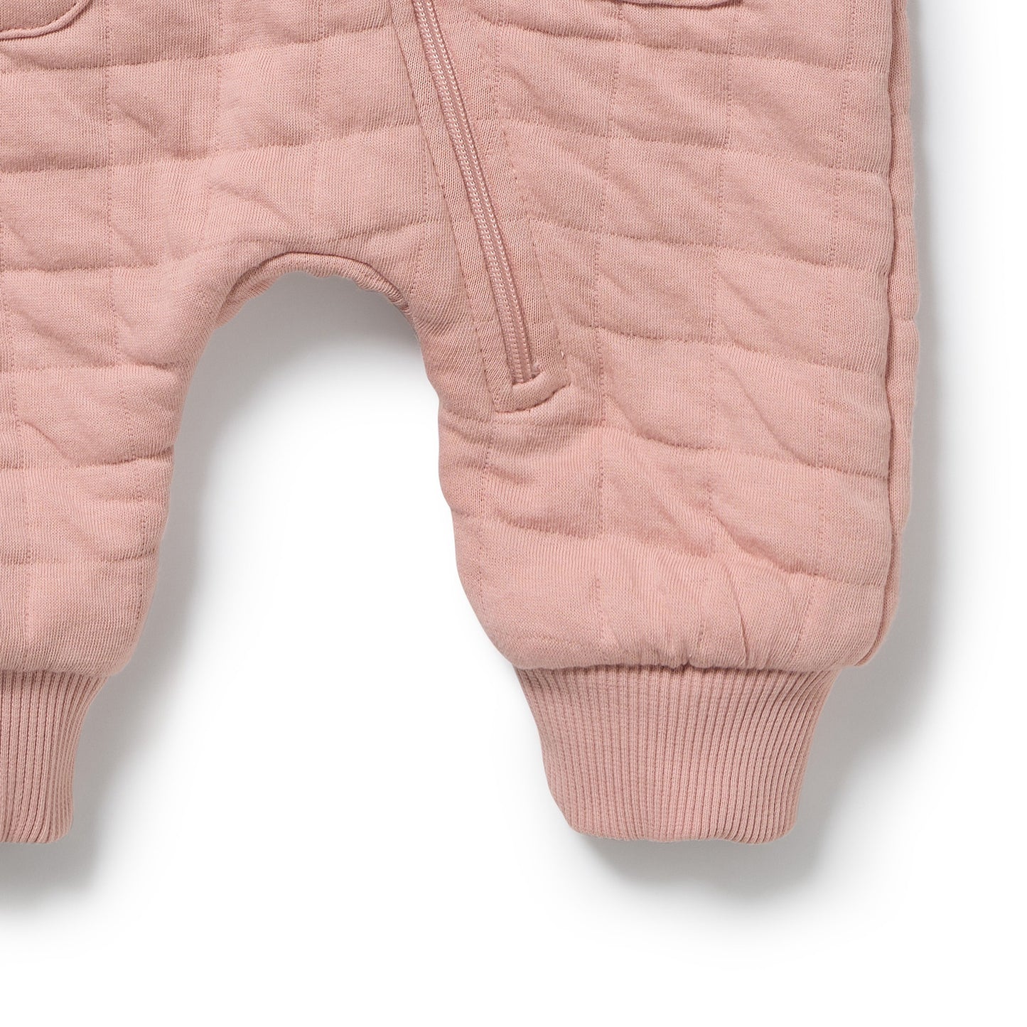 Wilson + Frenchy - Organic Quilted Growsuit / Rose