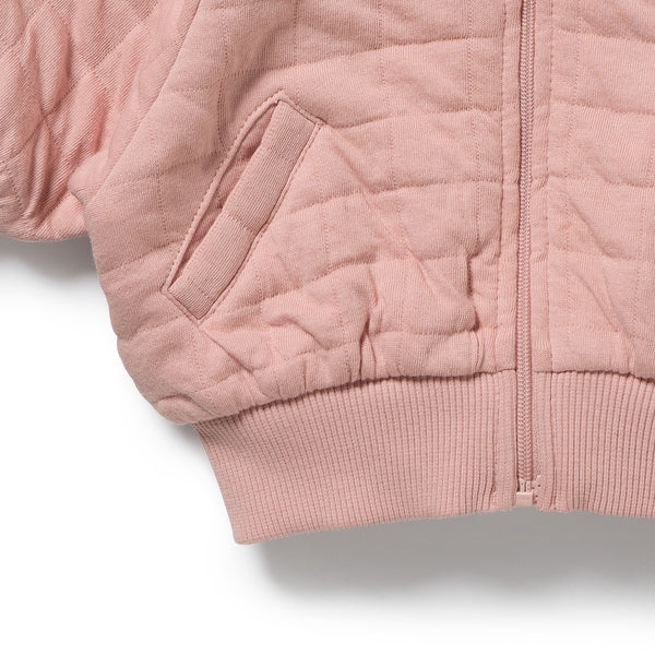 Wilson + Frenchy - Organic Quilted Jacket / Rose