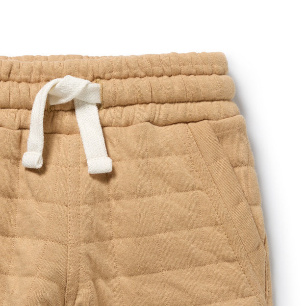 Wilson + Frenchy - Organic Quilted Sweat Pant / Honey Fawn