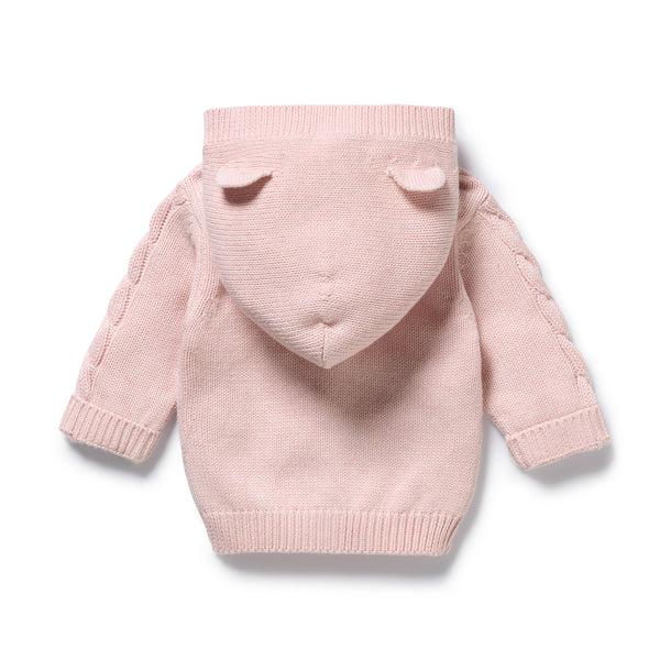 Wilson + Frenchy - Organic Knitted Cable Jacket / Marshmellow