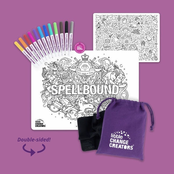 Little Change Creators - Re-Fun-Able Children's Colouring Set / Spellbound
