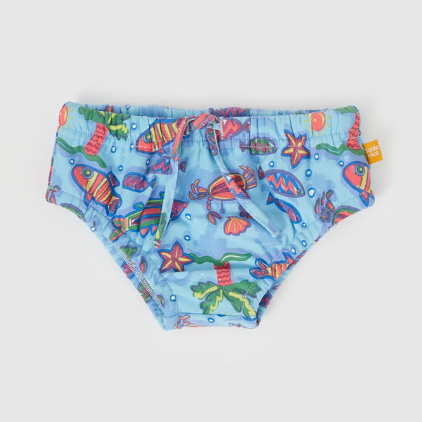 Goldie & Ace - Daydream Island Swim Nappy / Crystal Clear