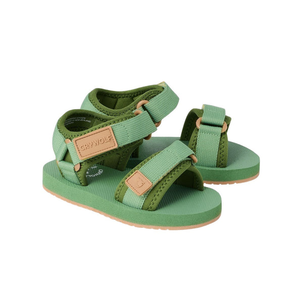 Cry Wolf- Beach Sandal/ Coastal Green
