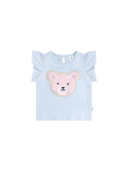 Huxbaby - Heart Fur Bear Frill T-Shirt
