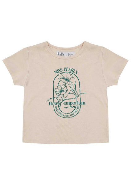 Bella + Lace - Kate T-Shirt-Almond Flour