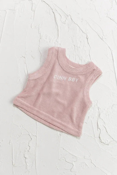 Cinnamon Baby - Terry Singlet / Dusty Rose