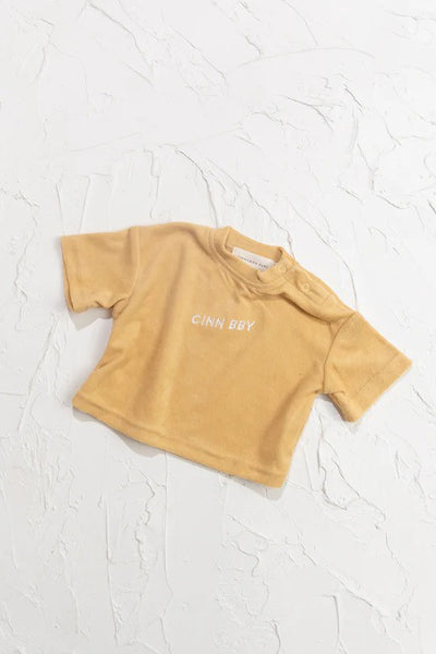 Cinnamon Baby - Terry Towelling Tee / Mustard