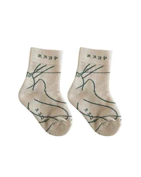 Susukoshi - Socks - Ripple / Pine