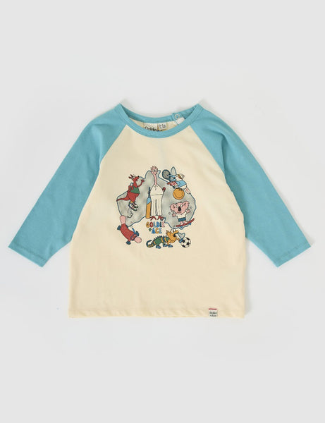 Goldie & Ace - Team Goldie Raglan Long Sleeve Top