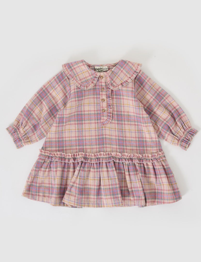 Goldie & Ace - Diana Collared Check Dress