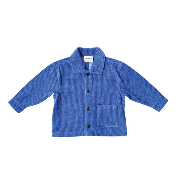 Grown Clothing - Organic Relaxed Cord Shirt / Sea