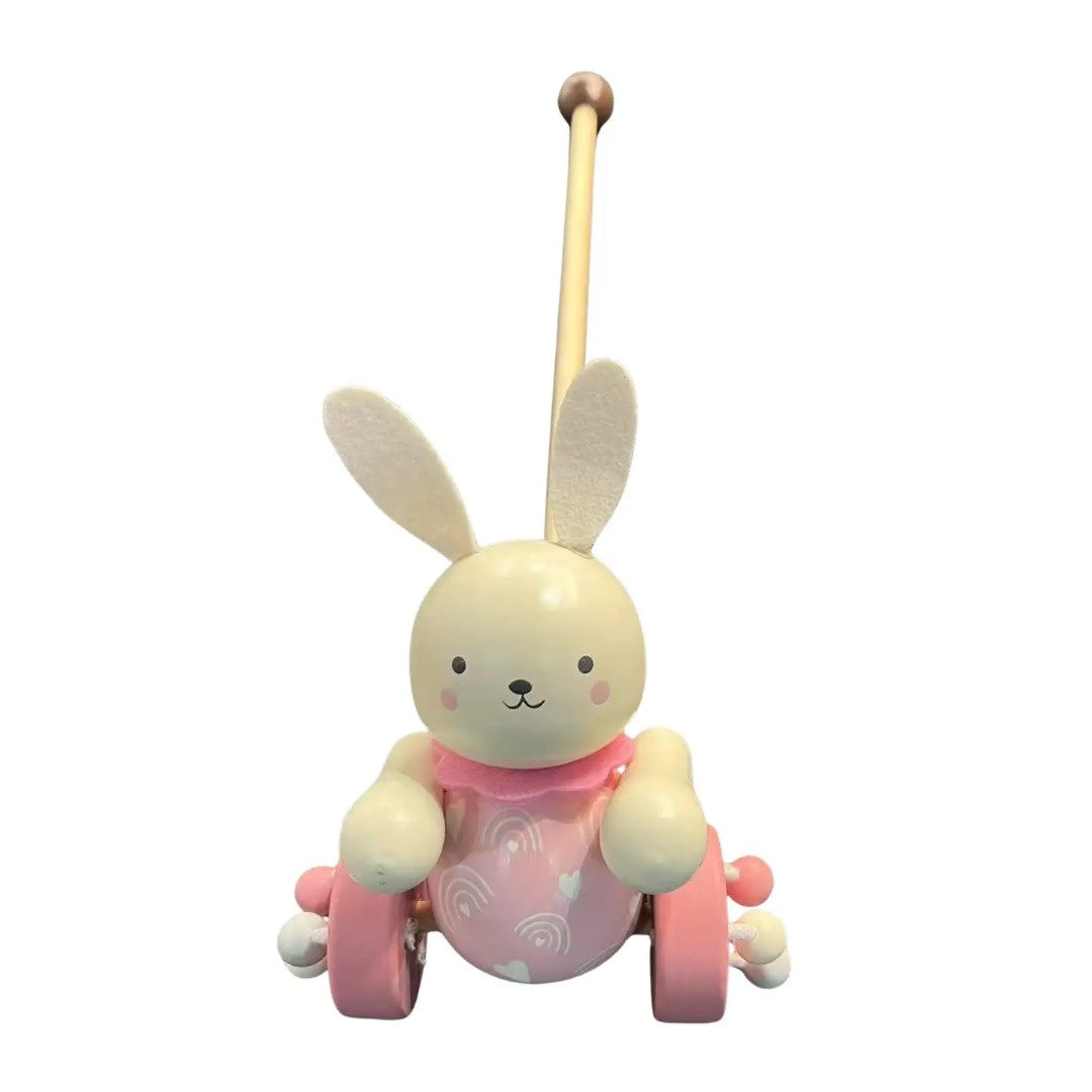 Toyslink - Wooden Bunny Push Along