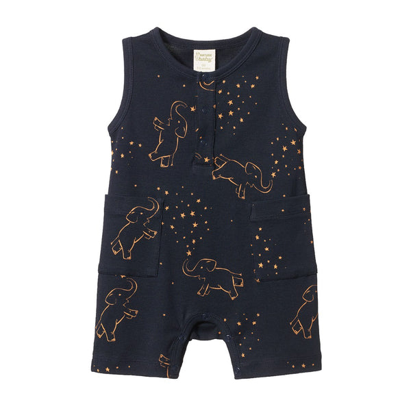 Nature Baby - Camper Suit / Fairground Navy Print