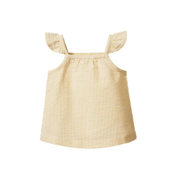 Nature Baby - Petal Top / Golden Stripe