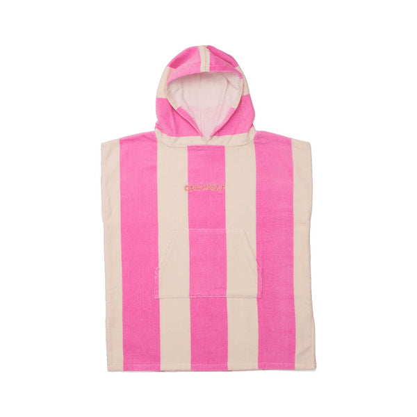 Cry Wolf - Hooded Towel / Candy Stripe