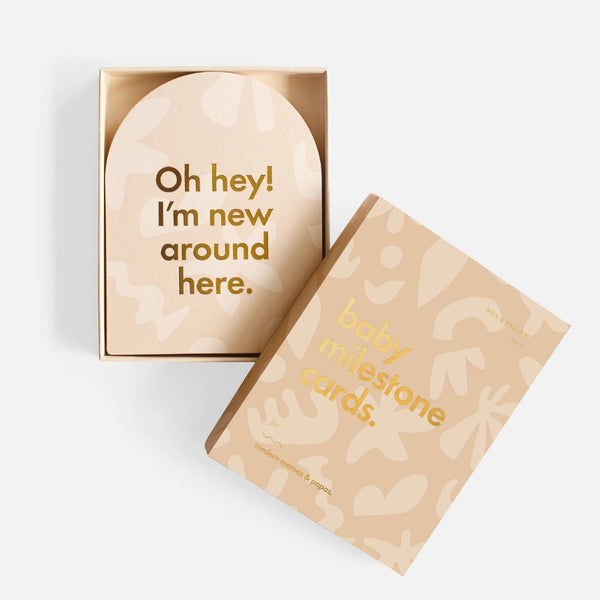 Fox & Fallow - Baby Milestone Cards / Helios