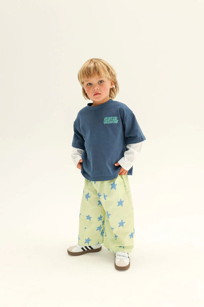 Sunday Siblings - Party Layers Tee / Navy